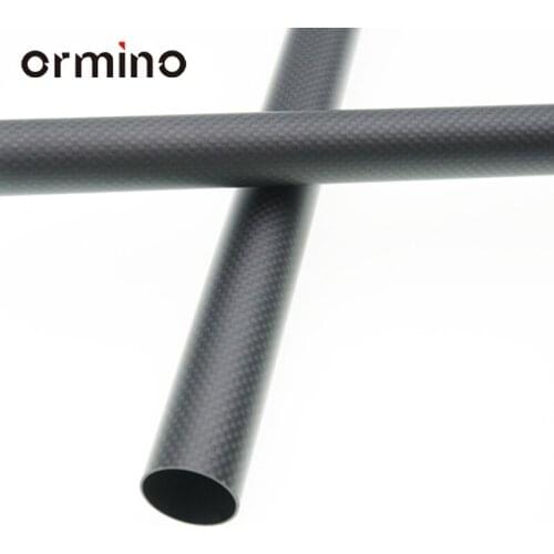 Ormino 2PCS 6mm X 4mm 3K Carbon Fiber Tube for Drone diy Quadcopter Frame arm Landing Gear Rc Drone kit diy 6x4X500mm tube