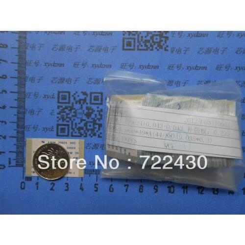 Plated 40PIN, FFC/TTL flat line, soft wire, spacing of 0.5MM, 400mm FFC TYPE A, Flexible Flat Cable ROHS