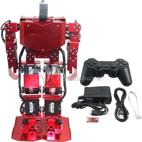 17DOF Robo-Soul H3.0 Biped Robotics Humanoid Robot Aluminum Frame Full Kit w/ 17pcs Servo + Controller
