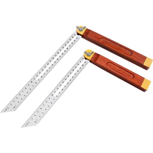 Handle Stainless Steel Multi Angle Ruler Adjustable Sliding Bevel Carpentry Angle Finder Tool LB88