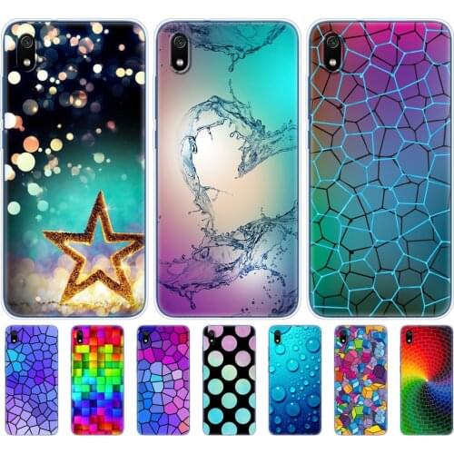 Silicon case for xiaomi redmi 7a cases full protection soft tpu back coverson redmi 7 a bumper hongmi 7a phone shell bag coque