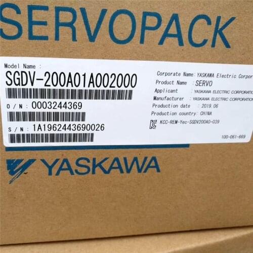 BRAND NEW ORIGINAL SGDV-200A01A002000 / SGDV-200A01A SERVOPACK SERVO DRIVER