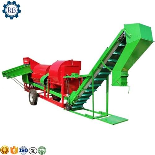 High Speed tractor walking combine peanut harvester mini groundnut harvest machine peanut picker machine peanut pocking machine