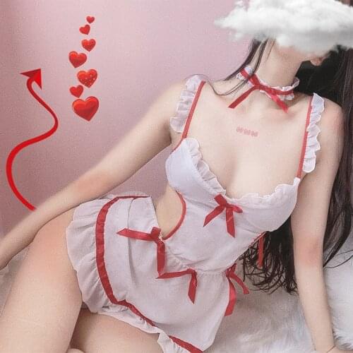 Anime Nurse Cosplay Sexy Women Babydoll Underwear Chemises Lingerie Sex Hot Erotic Uniform Sexy Costumes Role Play Live Show