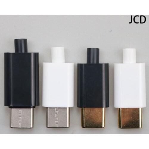 10Pcs DIY 5A Micro USB Male Plug gold-plated Connectors Kit Type-C DIY Data Cable USB Charging Connector Plug Accessories
