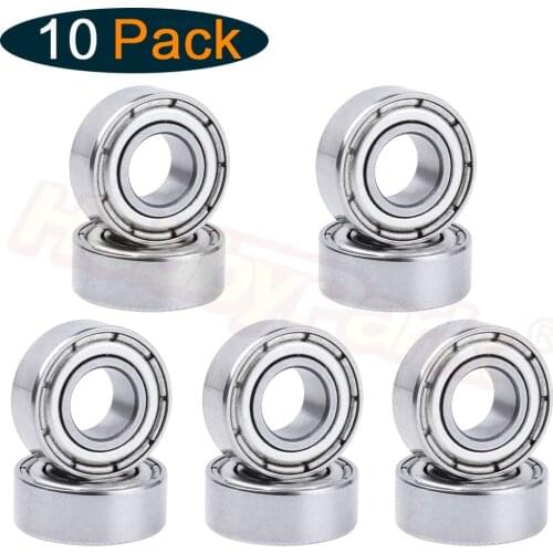 10pcs Ball Bearings 5x11x4mm Replacement of TRA5116 For Traxxas Slash Rustler 4x4 1/10 RC Car Spare Parts HPI Savage XS Flux