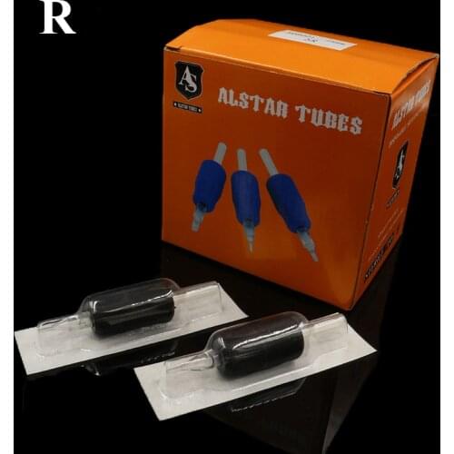 20PCS 3R 5R 7R 9R 11R 13R 15R Disposable 25MM Black Soft Silicone Tattoo Grips Tubes Plastic Tubes Precise Combo Free Shipping