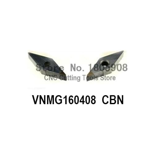Free shipping 2PCS VNMG160408 CBN Inserts , CNC CBN Diamond insert For Lathe Tools Inserts For MVJCR/MVVNN
