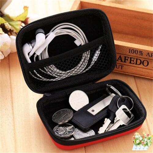 Storage Case For Headphones Coin Travel Earphone Accessories Mini Earphone Earbuds Carrying Hard Bag Box Case For Keys Hold Case