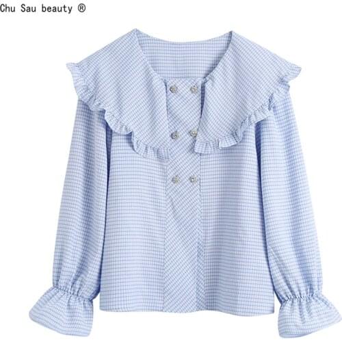 Chu Sau beauty Women's Blue Shirts