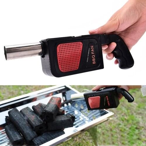 Home Portable Handheld Electric BBQ Fan Air Blower For Outdoor Kitchen Camping Picnic Barbecue Cooking Tools Grill Accessories