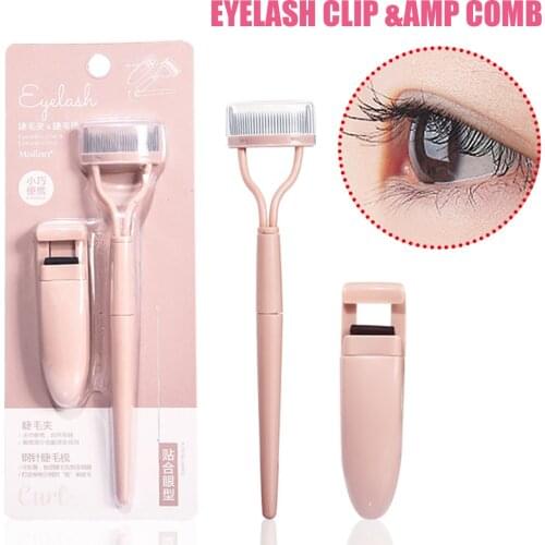 Eyelash Curler Eyelash Comb Lash Separator Foldable Mascara Clip False Eyelashes Nature Curl Makeup Tools Cosmetic Accessories