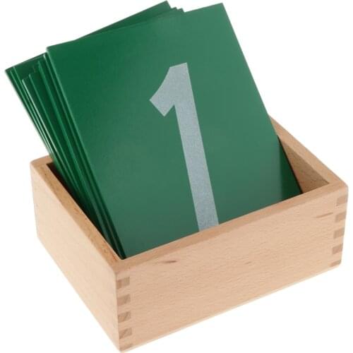 Montessori Math Material Number Educational Toy for Age 3-6 Family Version Teaching Aids