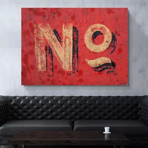 Modular No English Color Picture Modern Home Decor Nordic Wall Art Prints Hot New Canvas Painting For Living Room Office Poster