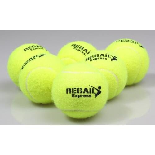6 pcs Tennis balls for Training Professional Tennis Balls Competition Training Synthetic Fiber Quality Rubber Tenis Balls