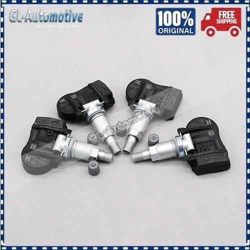 Set of (4) TPMS GX63-1A159-AA Tire Pressure Sensor for Jaguar E-Pace F-Pace XE XF Land Rover Defender GX63 1A159 AA 433MHz