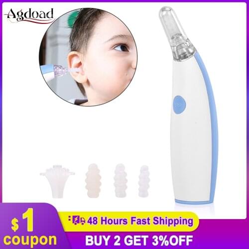 Earwax Cleaner Rotating Smart Earpick Earwax Removal Tool 4 Silicone Tips Ear Wax Cleaning Kit Electric FlashLight Ear Cleaner