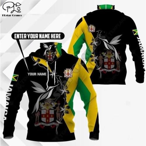 PLstar Cosmos Jamaica Symbol Flag 3D Printed New Fashion Mens Mask Hoodies Winter Casual Windproof Clothing Style-4