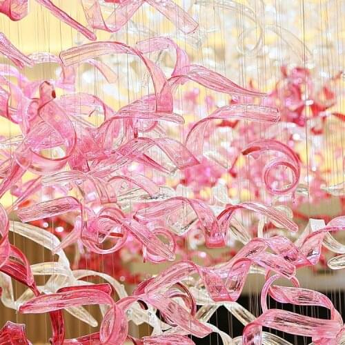 Sales Department Beauty Salon Foot Bath Leisure Place Hotel Lobby Exhibition Room Meeting Room Glass Crystal Chandelier