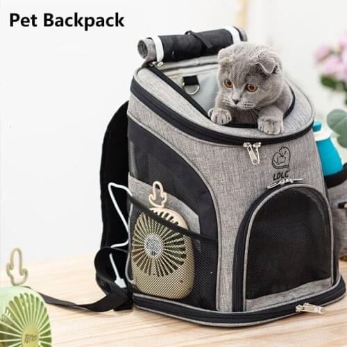 Outdoor Pet Portable Backpack Breathable Carrier Pet Products For Cat And Small Dog Bag Transporter