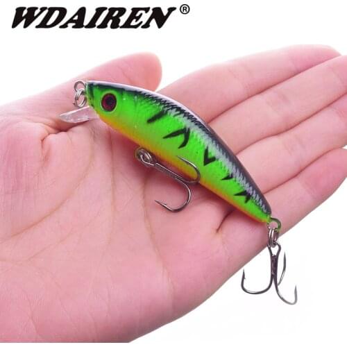 1Pcs Minnow Fishing Lure 7.2cm 7.5g Slow Sinking Wobblers Artificial Hard Plastic bait Swimbaits Bass Carp Crankbaits Tackle