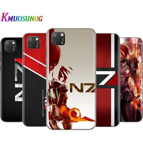 Transparent Cover N7 Mass Effect For Honor 9 9S 9A 9C 9X 9N 9i V9 10 10i 10X X10 Lite Pro Shockproof Phone Case