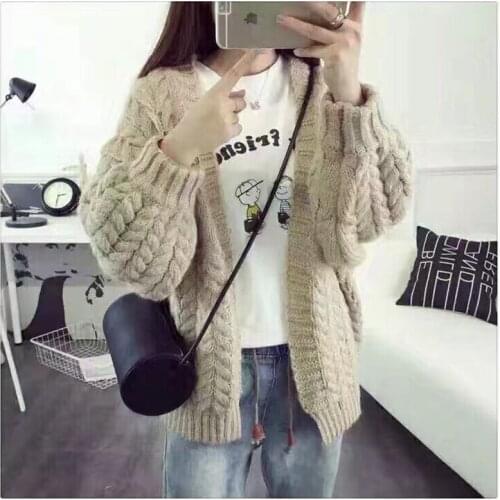 Женские вязаные кардиганы QEWSDRFG China At AliExpress