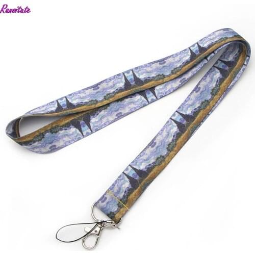 R0046 Ransitute Van Goghs Mobile Phone Straps Neck Lanyards For Keys Glasses Card Holder Bead Keychain Phones Cameras Webbing