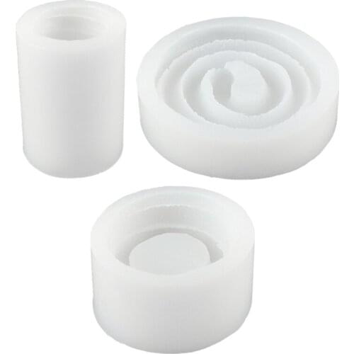 T84E Cute Snake Shape Silicone Mold Candle Holder Candlestick Mould DIY Epoxy Resin Casting Crafts Cement Decor