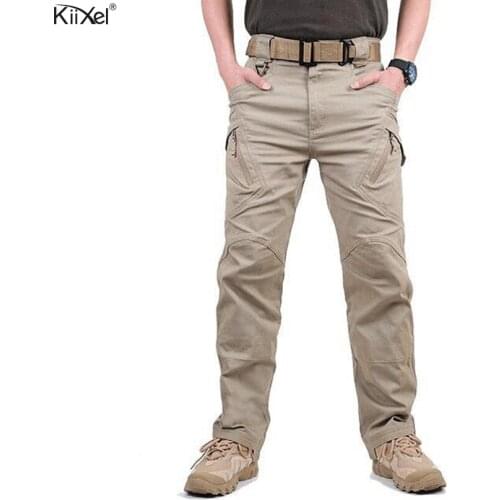 IX9(II) Military Tactical Hiking Pants Combat Trousers Swat Army Hunting Pants Mens Outdoors Pants Casual Cotton Trousers