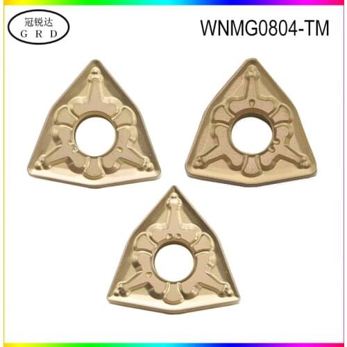 WNMG0804 insert suitable for ordinary mild steel,45# steel,tempered steel and forging materials,is used with turning tool lever