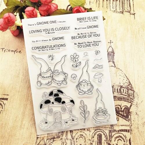 11*16CM Hot sale Villain Transparent Clear Stamps / Silicone Seals Roller Stamp for DIY scrapbooking photo album/Card Making