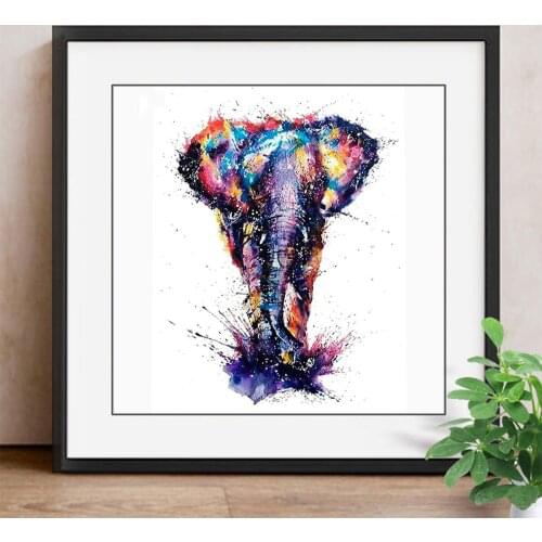 Diamond Mosaic Elephant 5D DIY Embroidery Diamond Painting Animals Full Square Drill Picture Of Rhinestone Decor Home