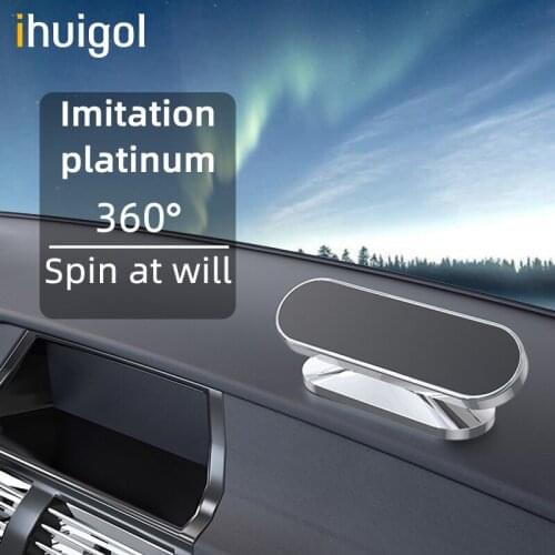 Ihuigol Magnetic Car Phone Holder For iPhone 12 11 Pro Samsung Xiaomi Universal Magnet Cell Phone Holder Dashboard GPS Car Mount