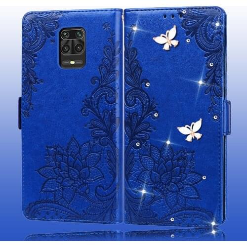 For Xiaomi Redmi Note 9S Case Shockproof Leather Color Pu Flip Leather Cover Redmi Note 9 Pro Max Bling Cases Redmi Note 9 Case