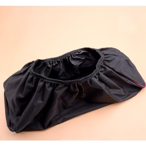Black Waterproof Soft Winch Cover for Heavy Duty Trailer Driver Recovery 8000-17500LB
