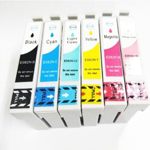 Einkshop T0821 T0821N Ink Cartridge For Epson R270 R390 TX650 T50 T59 RX590 TX610 TX720 TX700 TX800 RX610 Printer