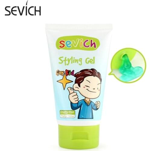 SEVICH 125ml Lasting Not Greasy Hair Styling Gel for Kids Plump Protect Hair Moisturized Children Gel Easily Create Hairstyle