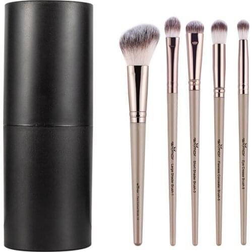 5pcs/set Brush Makeup Brushes Eyeshadow Brush Nose shadow Lip Eyelash Eyeliner Brush Eye Cosmetic Brush Beauty Makeup Tools
