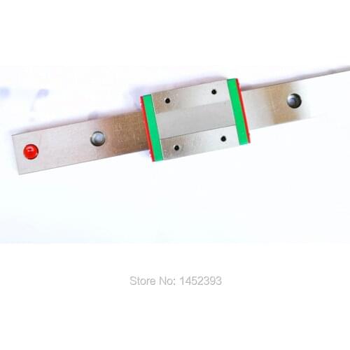 MGW7 MGW9 MGW12 MGW15 linear guide : 100 150 200 250 300 350 400 450 500 mm linear rail way + MGW12H Long or MGW12C carriage