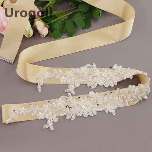 Fashion Women Belt Bridal Belt Pearl Banquet Clothing Belt Handmade Luxury Rhinestones Beautiful Applique Girl Girdle Belt