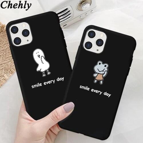 Cartoon Phone Case for IPhone 6s 7 8 11 12 Plus Pro Mini X XS MAX XR SE Fashion Cases Soft Silicone TPU Fitted Back Shell Cover
