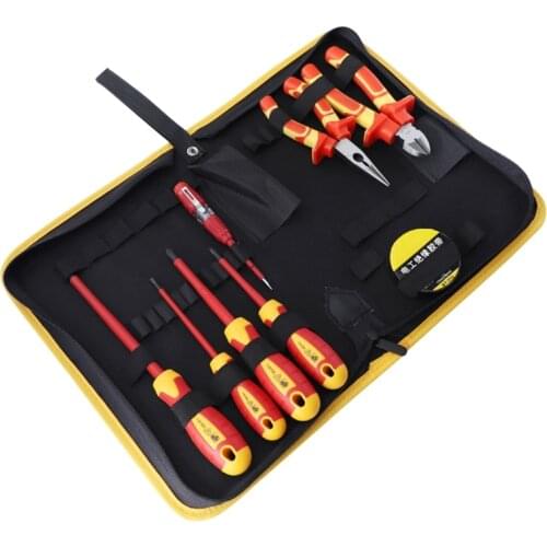 Multifunction Hi-Spec Insulated Pliers and Screwdriver Set Magnetic Screwdriver Industry Plier Electrician Hand Tool Set