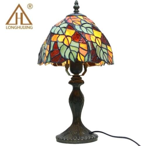 Tiffany Table Lamp E27 Baroque Bedroom Bedside Lamp Creative Fashion Retro Table Lamp