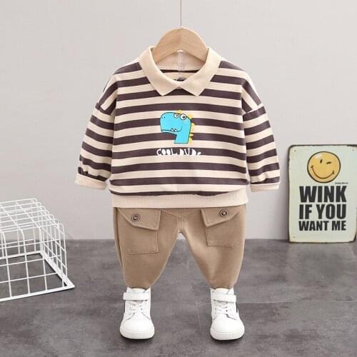 New spring and autumn season boys' digital printing gentleman suit boys' suit cartoon baby leisure two piece childrens suit
