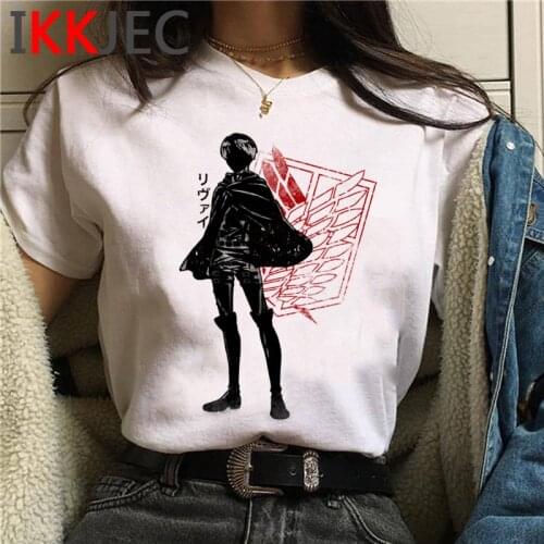 Attack on Titan Shingeki No Kyojin summer top t shirt male grunge japanese ulzzang vintage harajuku kawaii top tees ulzzang