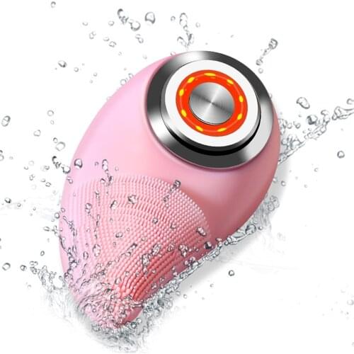 Face Cleansing Brush Silicone Blackhead Remover infrared skin export import cleansing and washing vibration massage beauty care