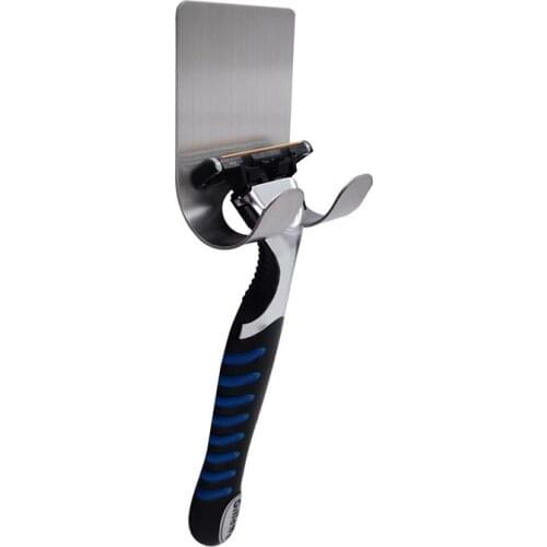 New Men Shaving Shaver Shelf 304 Stainless Steel Shaving Razor Holder Rack Bathroom Viscose Hook Multi Function Kitchen