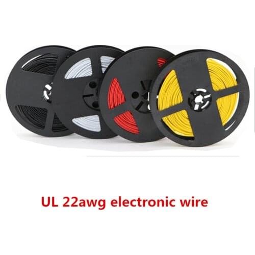 Angitu 10m UL 1007 22AWG Electronic Wire cooper tin plating
