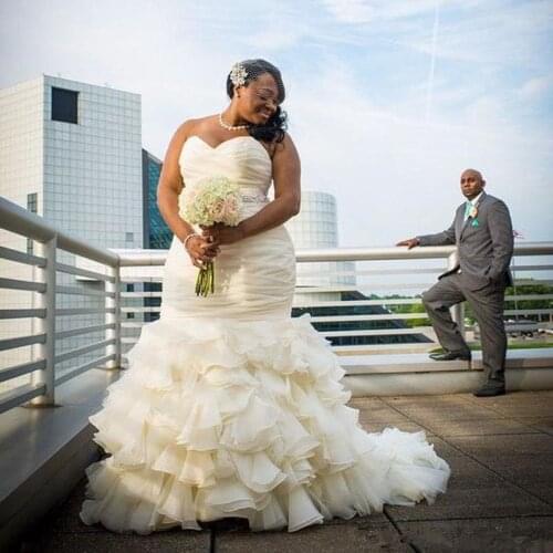 QQ Lover Mermaid Silhouette Wedding Dresses